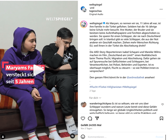 beispiel1-barrierearmes-posten-add2 Beispiel Screenshot der Tagesschau auf Instagram für ein barrierefreies Posting