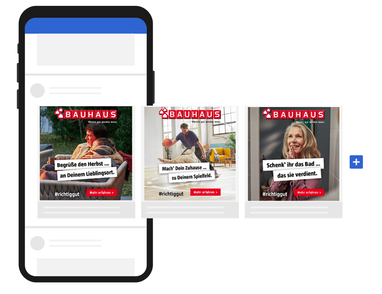 Carousel Ads Beispiel BAUHAUS add2 Carousel Ads Beispiel BAUHAUS add2